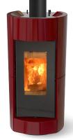 Thermorossi Kaminofen CHIC EVO Wood 6 kW Keramik Bordeaux